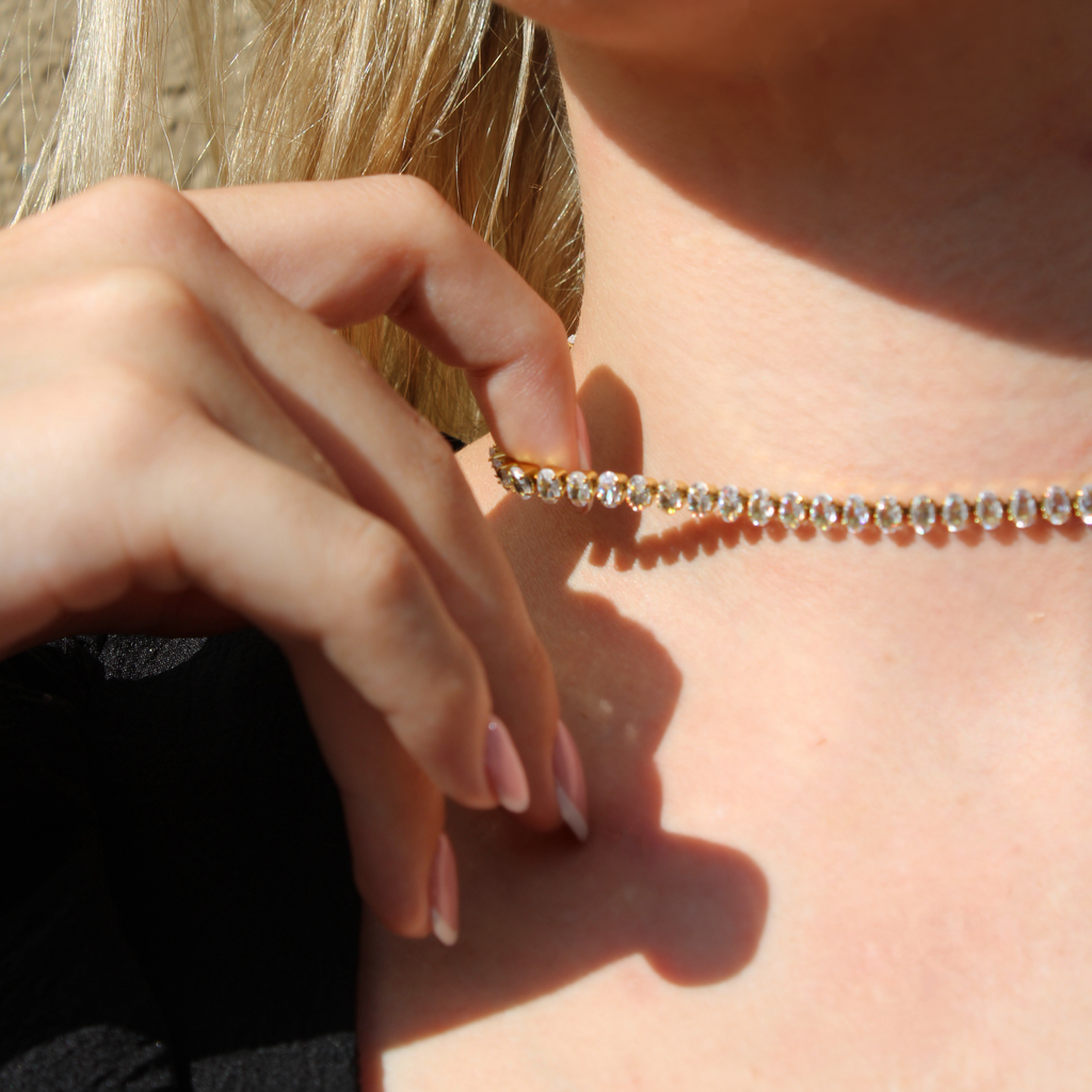The Aurum Tennis Necklace