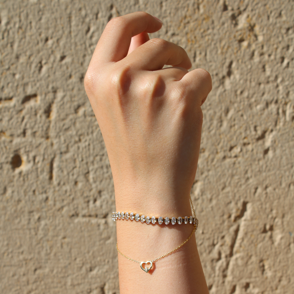The Aurum Tennis Bracelet